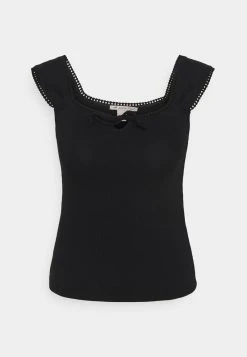 Barato 🛒 Anna Field Top - Black, Mujer 😀