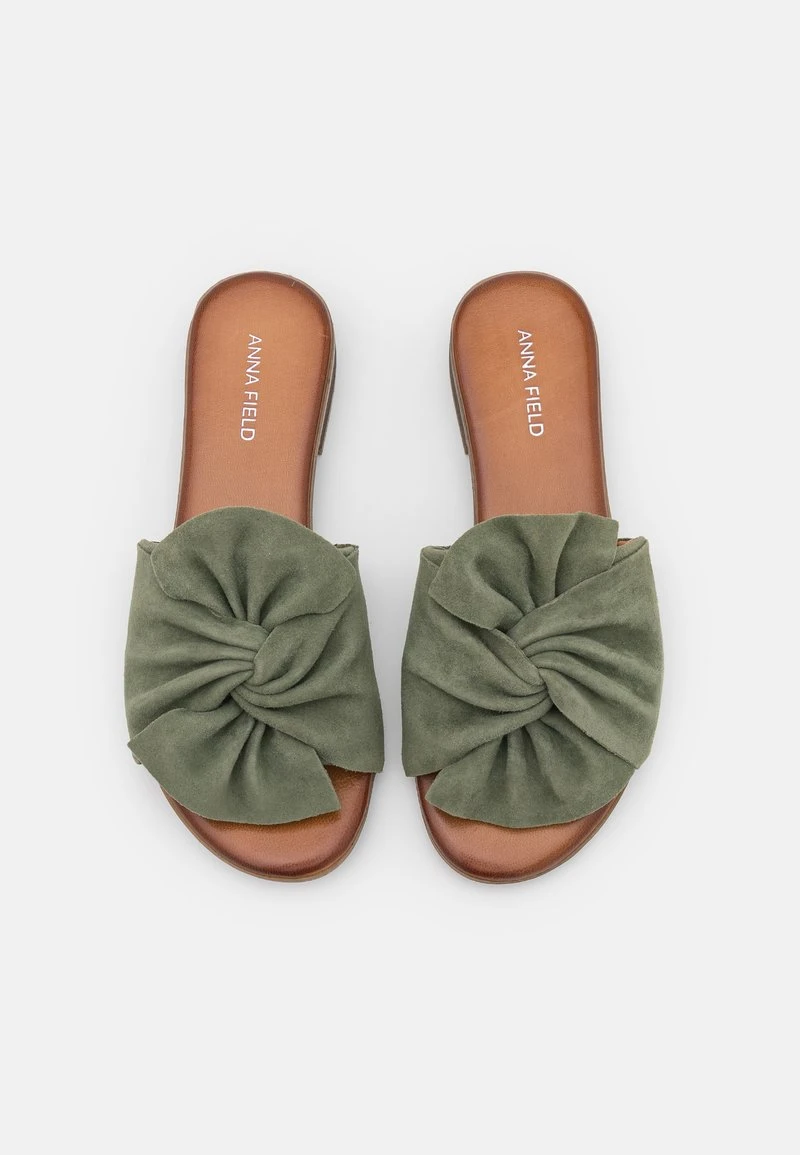 Toma de corriente ❤️ Anna Field LEATHER - ❤️ Sandalias Planas - Green, Mujer ✨ 8 Toma de corriente ❤️ Anna Field LEATHER - ❤️ Sandalias Planas - Green, Mujer ✨ - Imagen 6