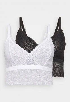 Toma de corriente 🎁 Anna Field 2 PACK - Top - Black, Mujer ✔️