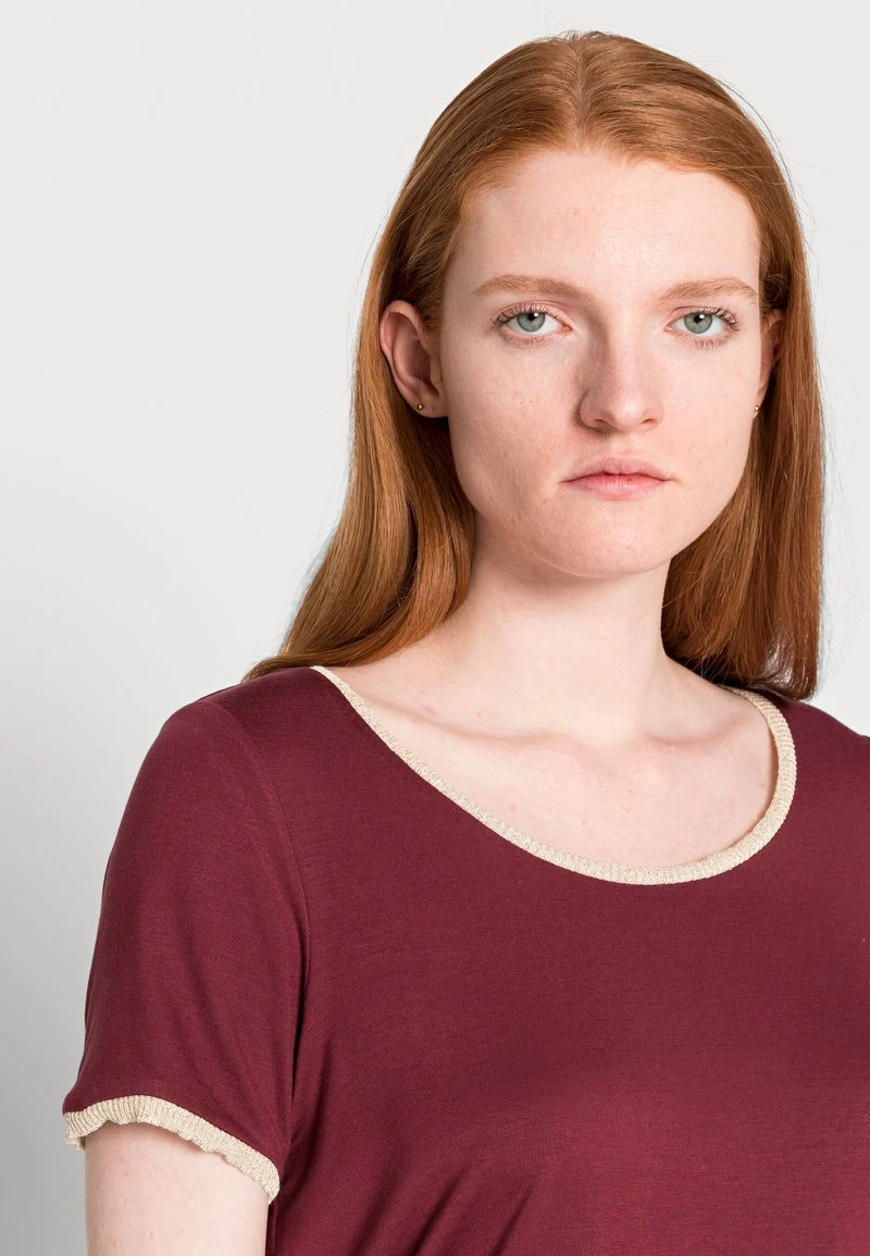 Promoción ⭐ Anna Field Camiseta Básica - Dark Red, Mujer 🧨 7 Promoción ⭐ Anna Field Camiseta Básica - Dark Red, Mujer 🧨 - Imagen 5