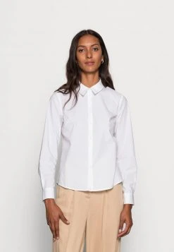 Nuevo 👍 Anna Field BUSINESS REGULAR - Camisa - White, Mujer ⌛