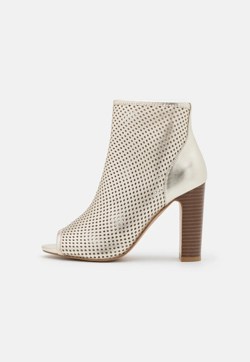 Nuevo 🤩 Anna Field LEATHER - Botines De Tacón - Gold, Mujer 🎁 4 Nuevo 🤩 Anna Field LEATHER - Botines De Tacón - Gold, Mujer 🎁 - Imagen 2