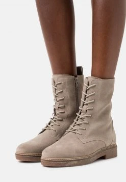 Venta express 👍 Anna Field LEATHER - Botines Con Cordones - Taupe, Mujer ⌛