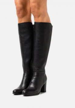 Mejor precio 😉 Anna Field LEATHER - Botas - Black, Mujer ❤️